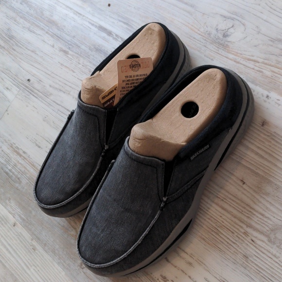 Skechers Relaxed Fit Creston Backlot Slip-on Black sz 8.5 - Picture 3 of 7